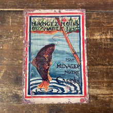 Load image into Gallery viewer, Vintage Metal Sign - Old Fishing Sign
