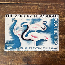 Load image into Gallery viewer, Vintage Metal Sign - London Underground, Visit The Zoo
