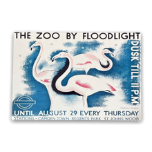 Load image into Gallery viewer, Vintage Metal Sign - London Underground, Visit The Zoo
