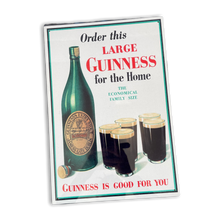 Load image into Gallery viewer, Vintage Metal Sign - Retro Advertising, Large Guinness For Home
