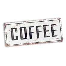 Load image into Gallery viewer, Vintage Metal Sign - Retro Coffee Wall Sign
