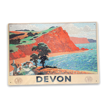 Load image into Gallery viewer, Vintage Metal Sign - Great Western Railway, Devon
