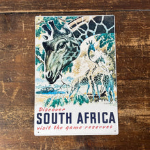 Load image into Gallery viewer, Vintage Metal Sign - Retro Travel Advertising, Visit South Africa
