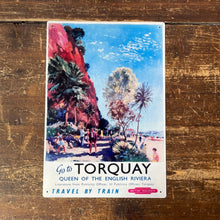 Load image into Gallery viewer, Vintage Metal Sign - British Railways Retro Advertising, Torquay Queen Of The English Riviera
