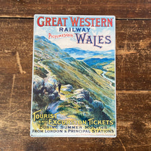 Load image into Gallery viewer, Vintage Metal Sign - British Railways Retro Advertising, Great Western Wales
