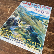 Load image into Gallery viewer, Vintage Metal Sign - British Railways Retro Advertising, Great Western Wales
