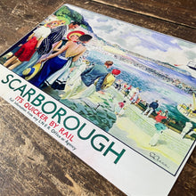 Load image into Gallery viewer, Vintage Metal Sign - British Railways Retro Advertising, Scarborough
