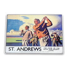 Load image into Gallery viewer, Vintage Metal Sign - British Railways Retro Advertising, St Andrews, Scotland
