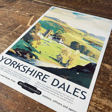 Load image into Gallery viewer, Vintage Metal Sign - British Railways Retro Advertising, Yorkshire Dales
