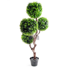 Load image into Gallery viewer, Artificial Large 90cm UV Boxwood Topiay Tree
