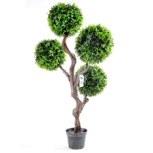 Load image into Gallery viewer, Artificial Large 90cm UV Boxwood Topiay Tree
