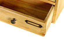 Load image into Gallery viewer, Tall 4 Drawers Wooden Storage 23 x 13 x 34 cm
