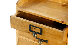 Load image into Gallery viewer, 3 Drawers Rustic Wood Storage Organizer
