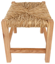 Load image into Gallery viewer, Rustic Woven Raffia Stool 30cm
