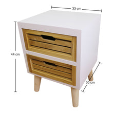 Load image into Gallery viewer, Compact 2 Drawer Unit with Removable Legs
