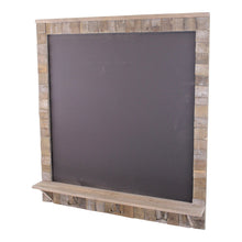 Load image into Gallery viewer, Large Blackboard with Driftwod Effect Surround, Shelf and 3 Double Hooks
