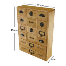 Load image into Gallery viewer, 14 Drawer Storage Unit, Trinket Drawers
