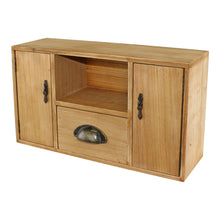 Load image into Gallery viewer, Small Wooden Cabinet with Cupboards, Drawer and Shelf
