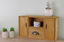 Load image into Gallery viewer, Small Wooden Cabinet with Cupboards, Drawer and Shelf
