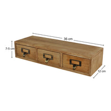 Load image into Gallery viewer, 3 Drawer Single Level Small Storage Unit, Trinket Drawers
