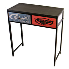 Load image into Gallery viewer, Black Console Table With 2 Drawers, Retro Design To Drawers
