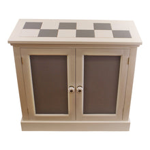 Load image into Gallery viewer, Contemporary Grey &amp; White Cupboard Unit, 2 Doors
