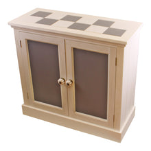 Load image into Gallery viewer, Contemporary Grey &amp; White Cupboard Unit, 2 Doors
