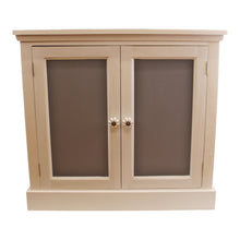 Load image into Gallery viewer, Contemporary Grey &amp; White Cupboard Unit, 2 Doors
