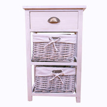 Load image into Gallery viewer, Murray Light Grey Wood Grain Effect Cabinet With Drawers
