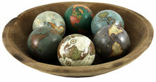 Load image into Gallery viewer, Set of 6 x 3 Inch Decorative Globes In Assorted Colours
