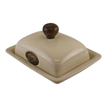 Load image into Gallery viewer, Country Cottage Cream Ceramic Butter Dish
