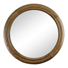 Load image into Gallery viewer, Mango Wood Circular Wall Mirror, 53cm
