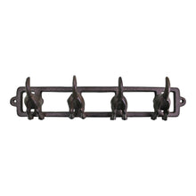 Load image into Gallery viewer, Rustic Cast Iron Wall Hooks, Dogs Tail
