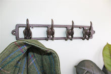 Load image into Gallery viewer, Rustic Cast Iron Wall Hooks, Dogs Tail
