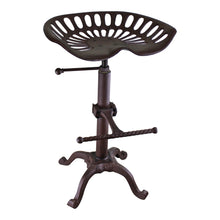 Load image into Gallery viewer, Cast Iron Tractor Seat Kitchen/Bar Stool
