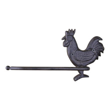 Load image into Gallery viewer, Cast Iron Rustic Toilet Roll Holder, Chicken
