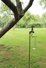 Load image into Gallery viewer, Cast Iron and Glass Garden Rain Gauge, Outside Tap
