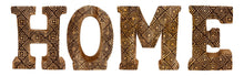 Load image into Gallery viewer, Hand Carved Wooden Geometric Letters Home
