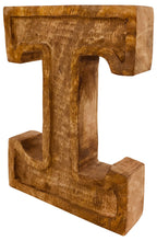 Load image into Gallery viewer, Hand Carved Wooden Embossed Letter I
