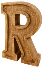 Load image into Gallery viewer, Hand Carved Wooden Embossed Letter R
