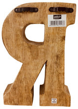 Load image into Gallery viewer, Hand Carved Wooden Embossed Letter R
