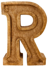 Load image into Gallery viewer, Hand Carved Wooden Embossed Letter R
