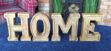 Load image into Gallery viewer, Hand Carved Wooden Embossed Letters Home
