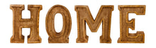 Load image into Gallery viewer, Hand Carved Wooden Embossed Letters Home
