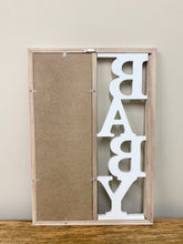 Load image into Gallery viewer, Baby Three Photograph Wooden Frame 43cm
