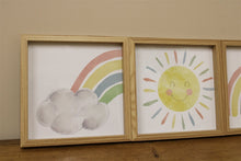 Load image into Gallery viewer, Set of Three Rainbow Framed Prints
