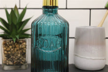 Load image into Gallery viewer, Blue Glass Soap Dispenser
