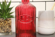 Load image into Gallery viewer, Red Glass Soap Dispenser
