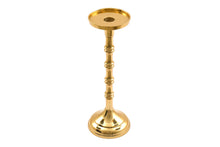 Load image into Gallery viewer, Brass Metal Pillar Candlestick 29cm
