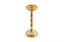 Load image into Gallery viewer, Gold Pillar Candlestick Medium
